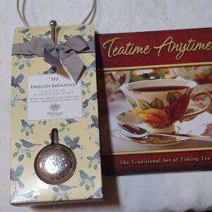 English Breakfast Tea with Silver Plated Infuser - Yellow